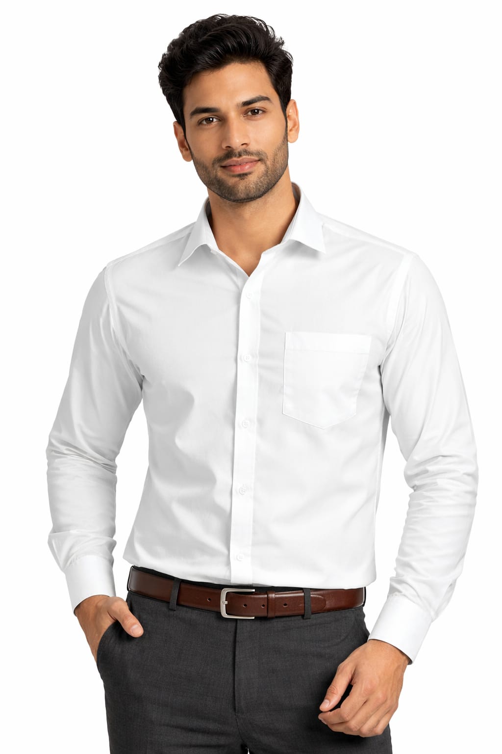 Formal Shirt For Men (White)