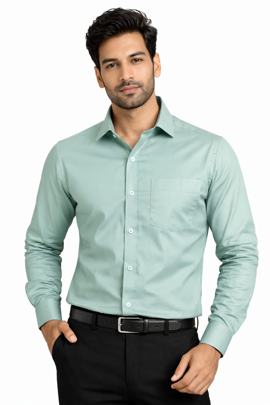 Formal Shirt For Men (Sage Green)