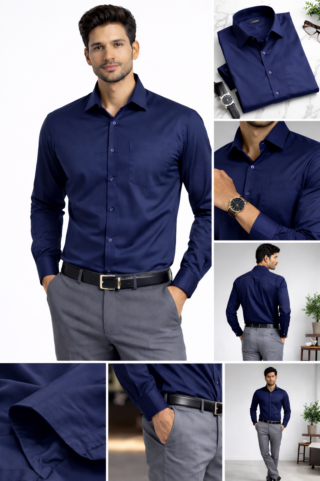Formal Shirt For Men (Midnight Navy)